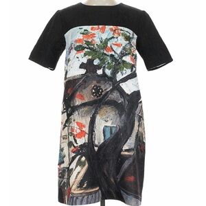 Embroidered Silk Dress